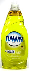 Dawn Ultra lemon scent dish soap