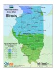 Illinois Plant Hardiness Zone Map