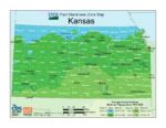 Kansas Plant Hardiness Zone Map