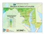 Maryland & District of Columbia Plant Hardiness Zone Map