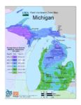 Michigan Plant Hardiness Zone Map
