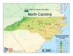 North Carolina Plant Hardiness Zone Map