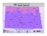 North Dakota Plant Hardiness Zone Map