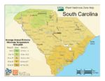 South Carolina Plant Hardiness Zone Map