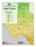West Texas Plant Hardiness Zone Map