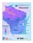 Wisconsin Plant Hardiness Zone Map